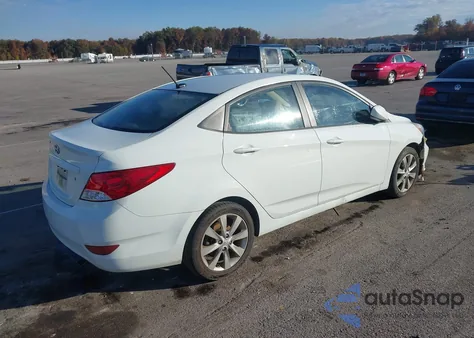 2012 Hyundai Accent Gls из США, поврежденный, VIN KMHCU4AE4CU119746